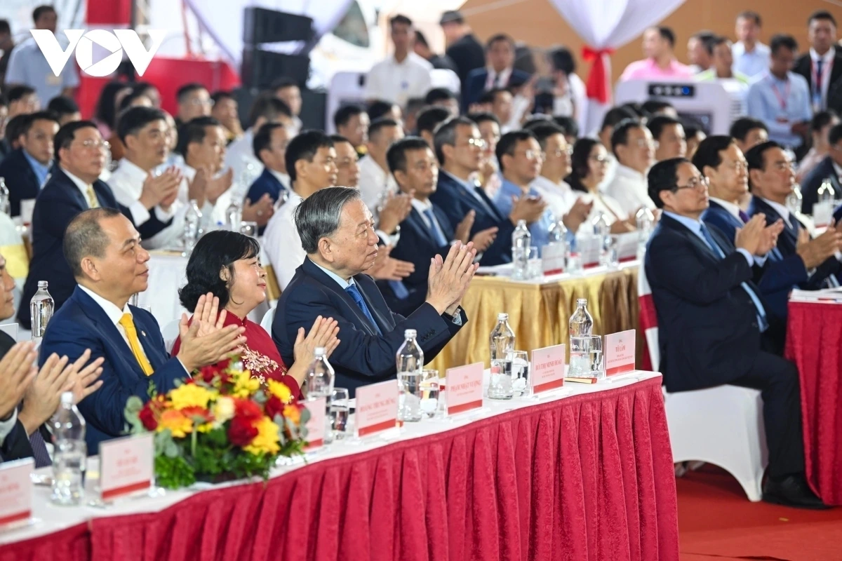 Tổng Bí thư Tô Lâm, Thủ tướng Phạm Minh Chính dự Lễ khánh thành, khởi công 250 dự án, công trình trọng điểm.