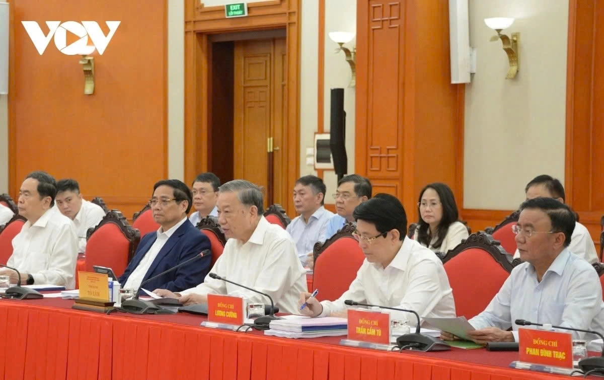 Tổng Bí thư Tô Lâm phát biểu chỉ đạo