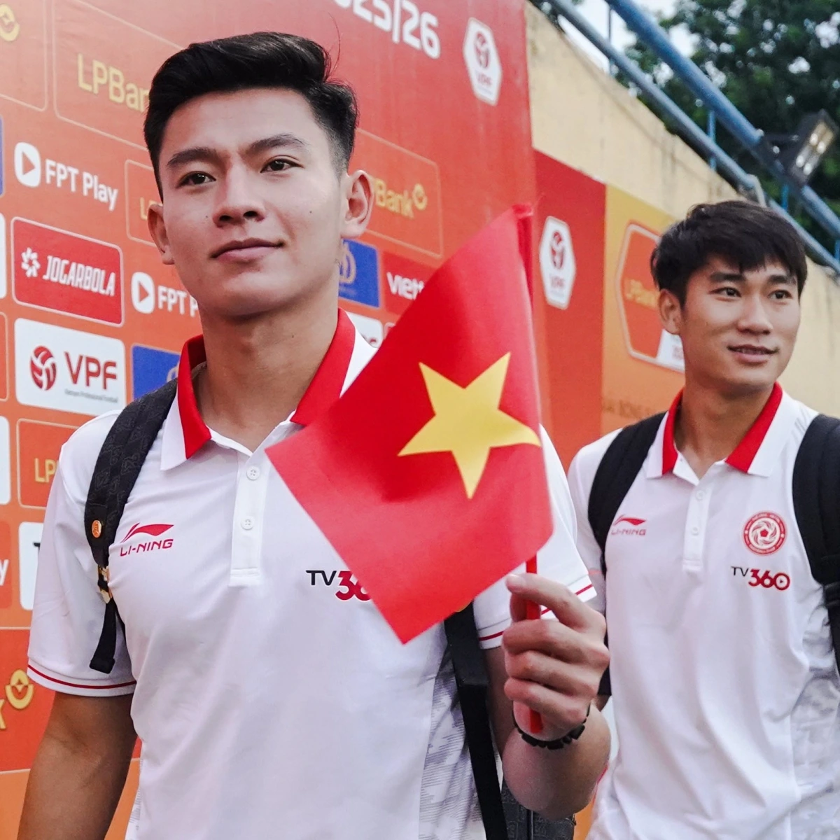 Các cầu thủ Thể Công Viettel tiến vào sân. (Ảnh: Thể Công Viettel FC). 