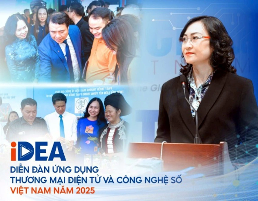 “Diễn đàn Ứng dụng Thương mại điện tử và Công nghệ số Việt Nam năm 2025” do Cục Thương mại điện tử và Kinh tế số (Bộ Công Thương) chủ trì tổ chức