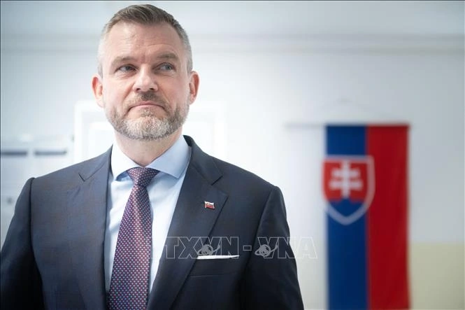 Tổng thống Slovakia Pellegrini (Ảnh: TTXVN)