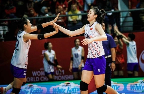 Vietnam U21 women’s volleyball team suffers their first defeat at 2025 FIVB Women’s U21 World Championship on August 11 (Photo: FIVB)
