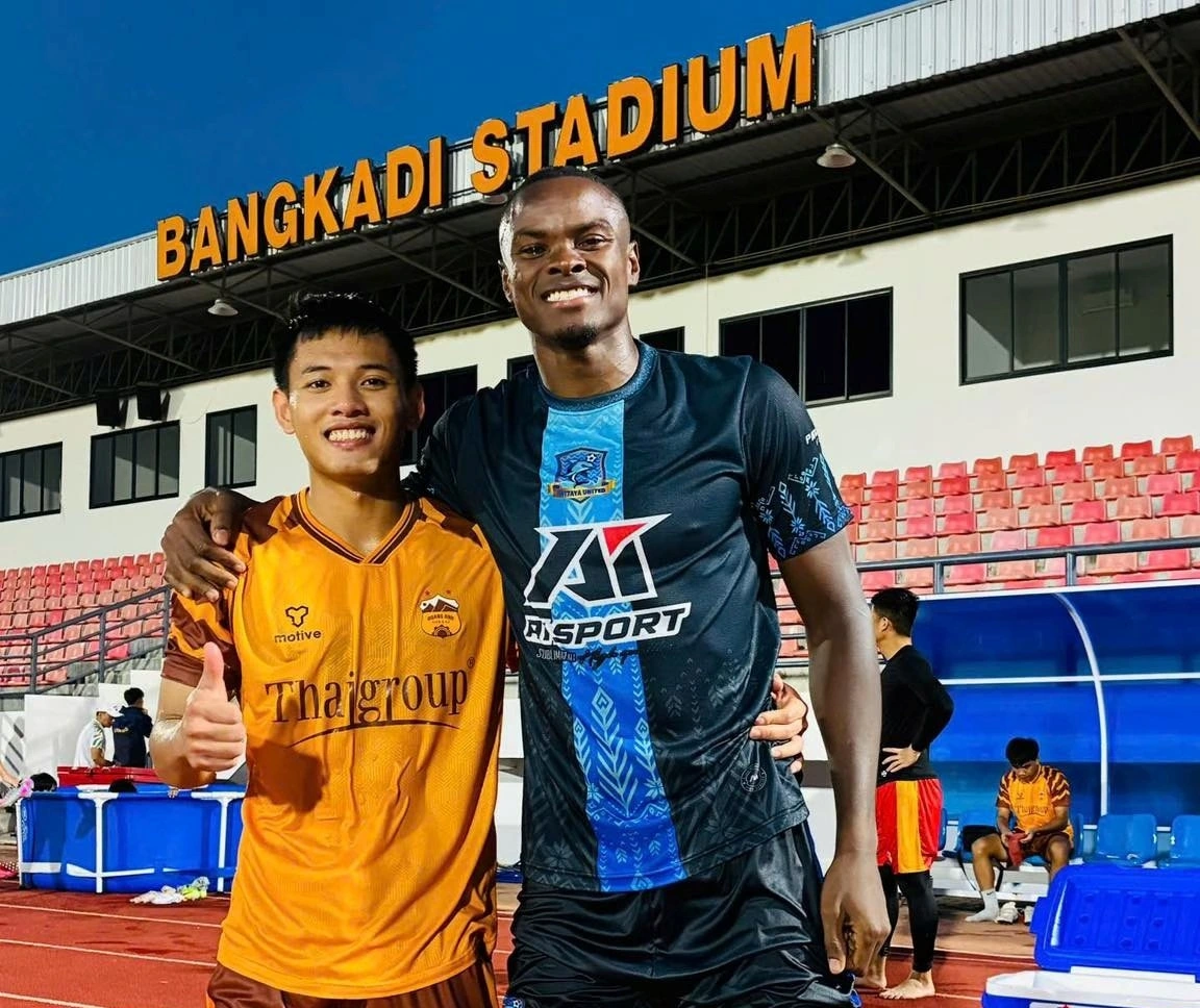 Washington Brandao đang thử việc tại CLB Pattaya United. (Ảnh: FBNV)