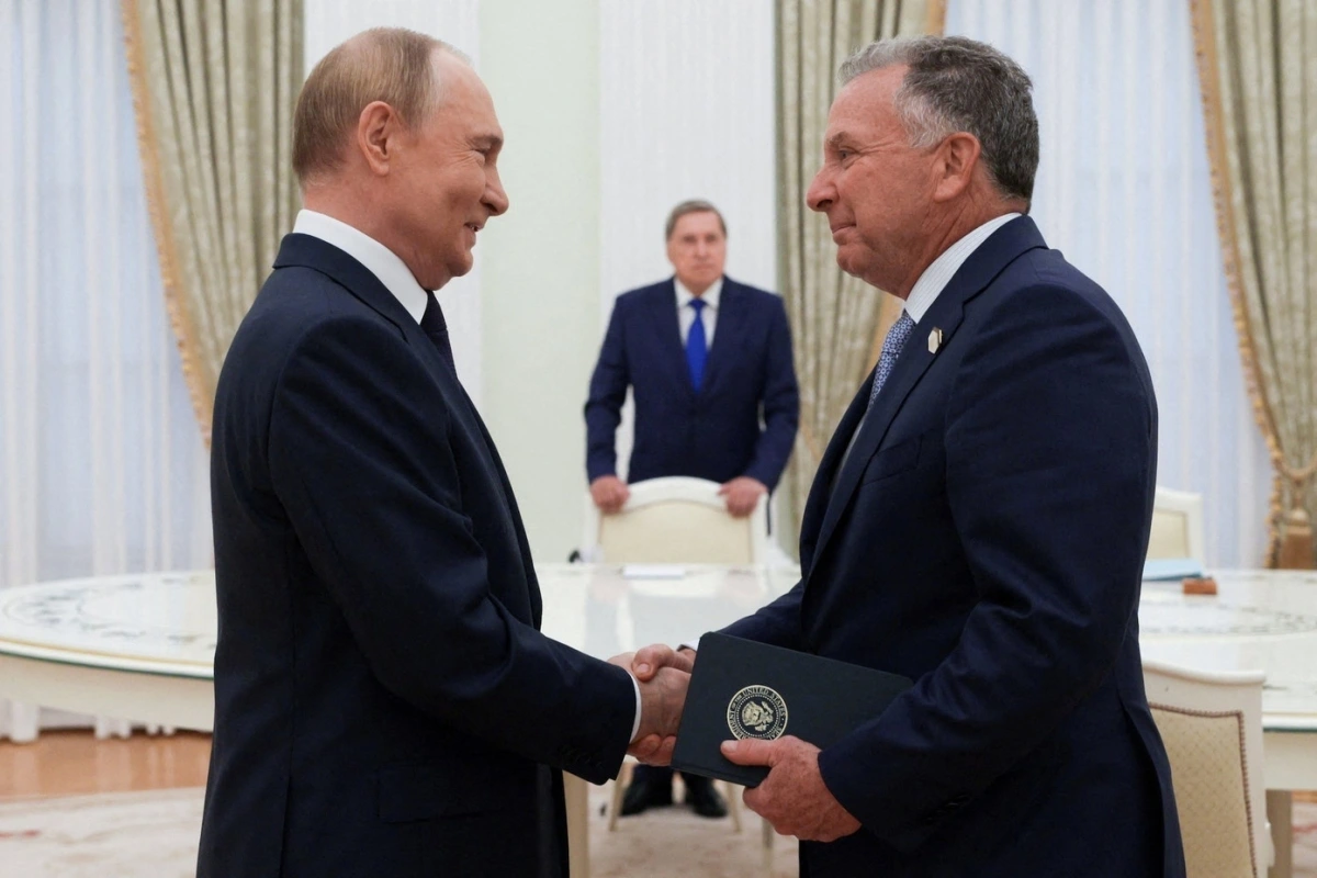 Tổng thống Nga Vladimir Putin gặp đặc phái viên Mỹ Steve Witkoff tại Moscow. Ảnh: Reuters