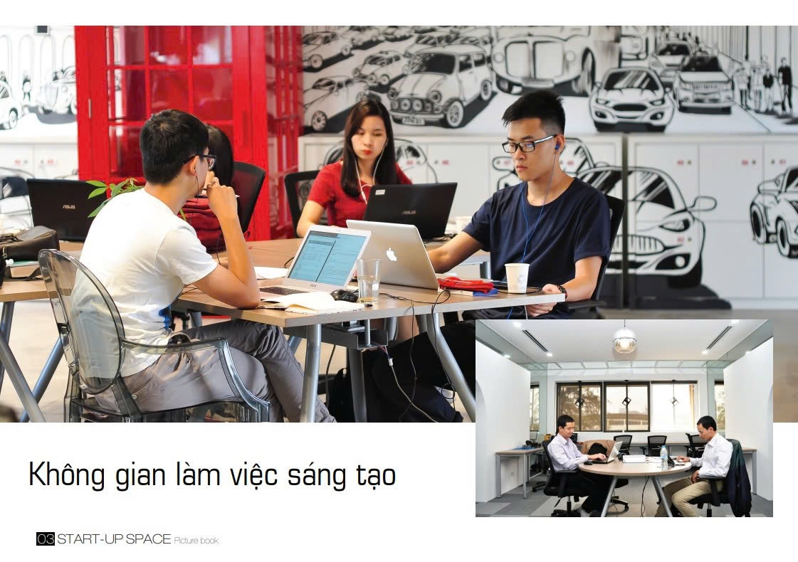 Không gian sáng tạo khởi nghiệp