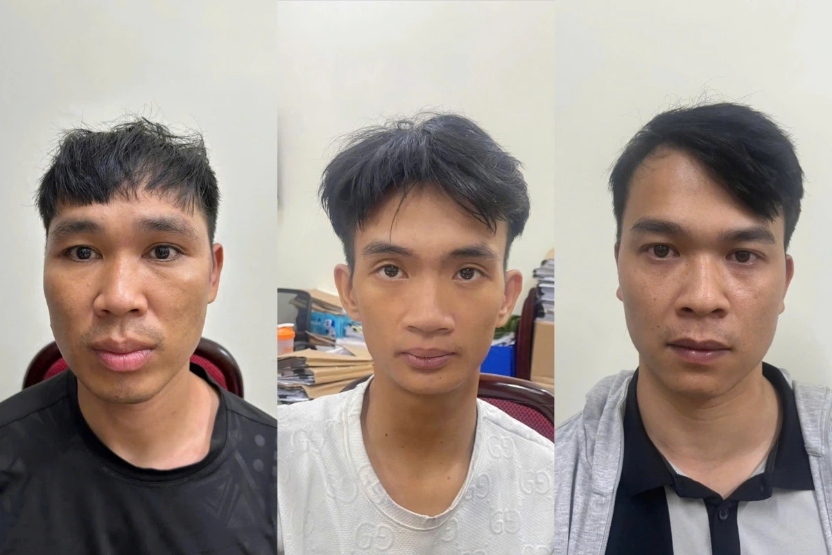 Các đối tượng bị bắt giữ