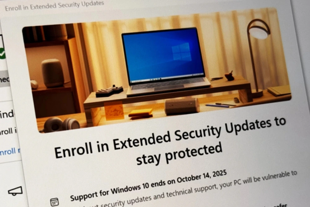 Người dùng có thể tham gia chương trình ESU để mở rộng thêm 1 năm hỗ trợ cập nhật cho Windows 10.