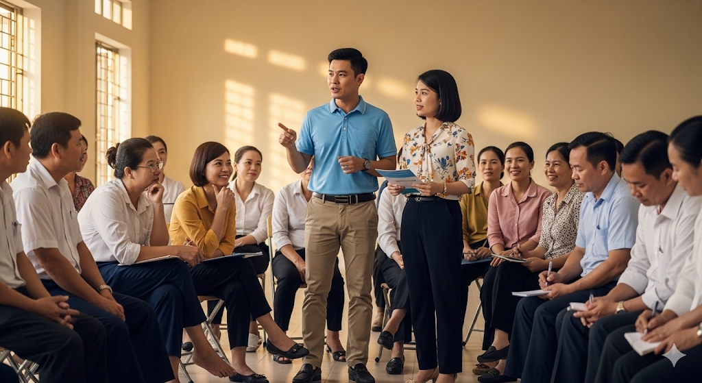 Một giải pháp dài hơi không thể thiếu là truyền thông, giáo dục bình đẳng giới (Ảnh minh họa - Gemini AI)