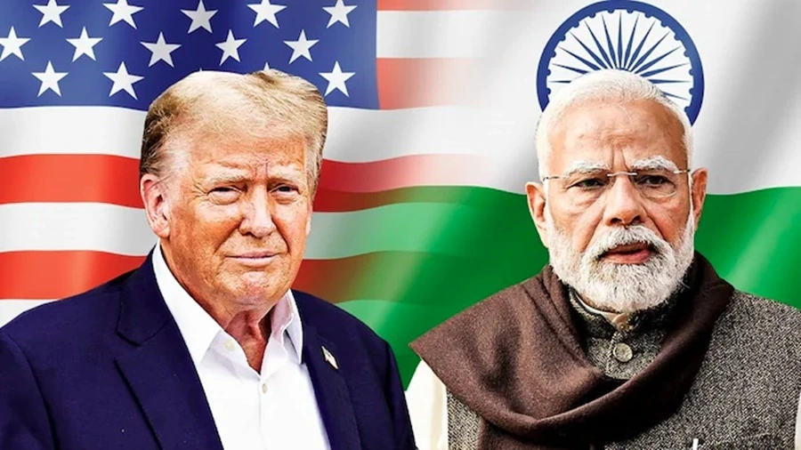Tổng thống Mỹ Trump và Thủ tướng Ấn Độ Modi. Ảnh, đồ họa: India Today.
