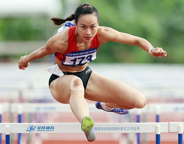 Huynh Thi My Tien, Vietnam's only representative at the World Athletics Championships 2025.
(Photo: webthethao.vn)