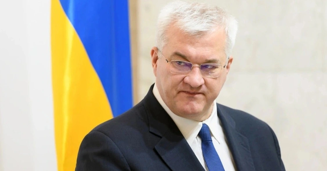 Ngoại trưởng Ukraine Andrey Sibiga. Ảnh: Reuters