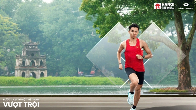 The Techcombank Hanoi International Marathon 2025 will kick off on October 5. (Illustrative photo: hanoimoi.vn/)