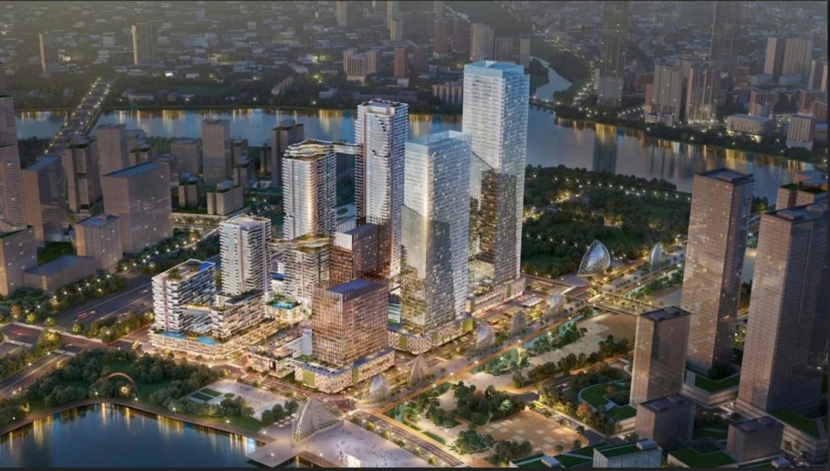Mô hình Trung tâm Tài chính quốc tế Việt Nam tại TP.HCM (IFC)