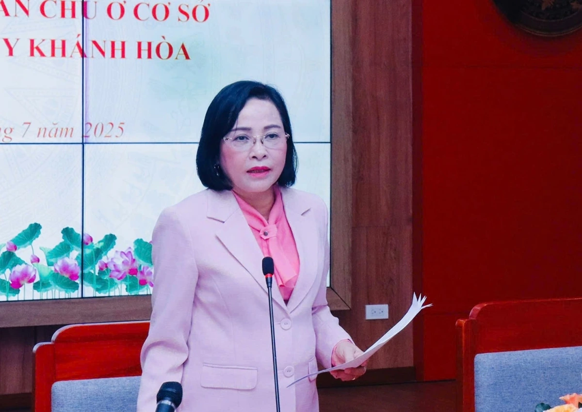 Phó Chủ tịch Quốc hội Nguyễn Thị Thanh đánh giá cao việc tỉnh Khánh Hòa tiên phong áp dụng KPI