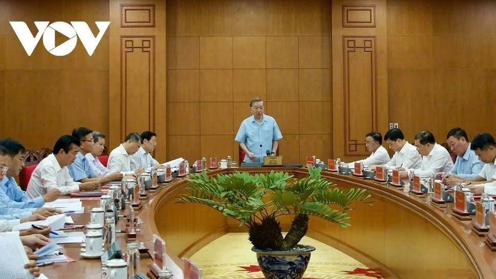 Tổng Bí thư Tô Lâm chủ trì cuộc họp Thường trực Ban Chỉ đạo Trung ương về phòng, chống tham nhũng, lãng phí, tiêu cực.