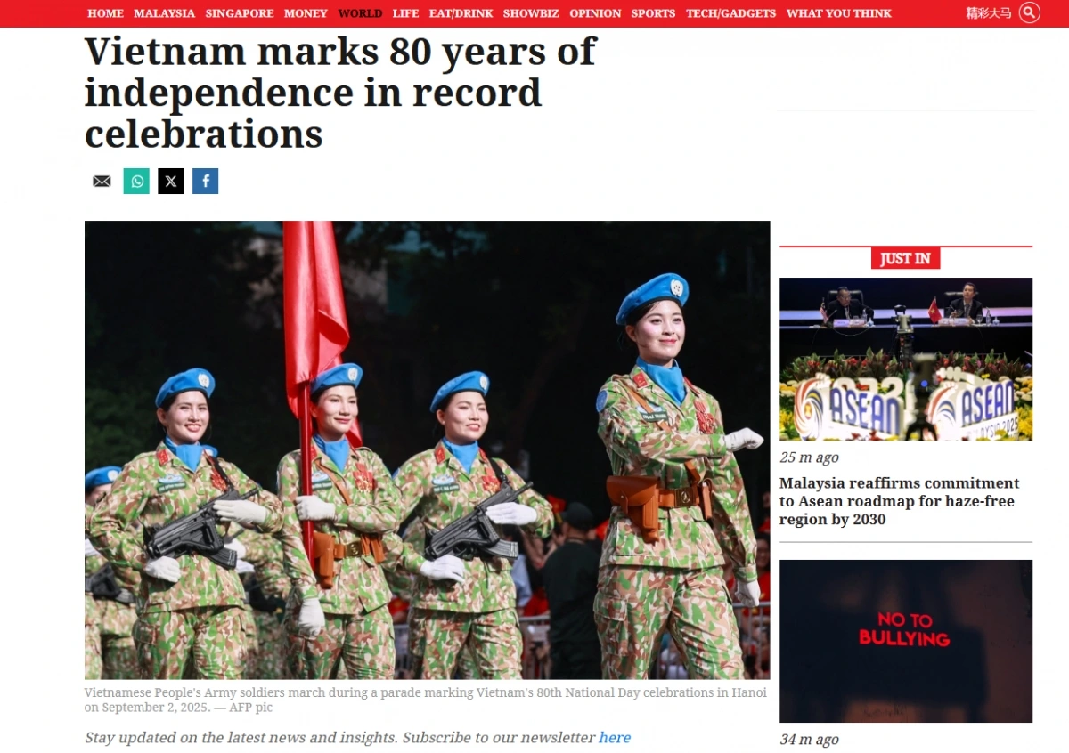 Ảnh chụp màn hình báo Malay Mail
