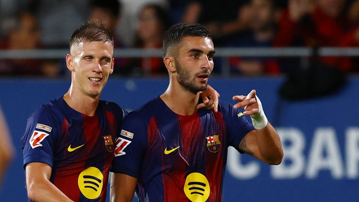Barcelona dễ dàng giành chiến thắng 3-0 (Ảnh: Reuters)