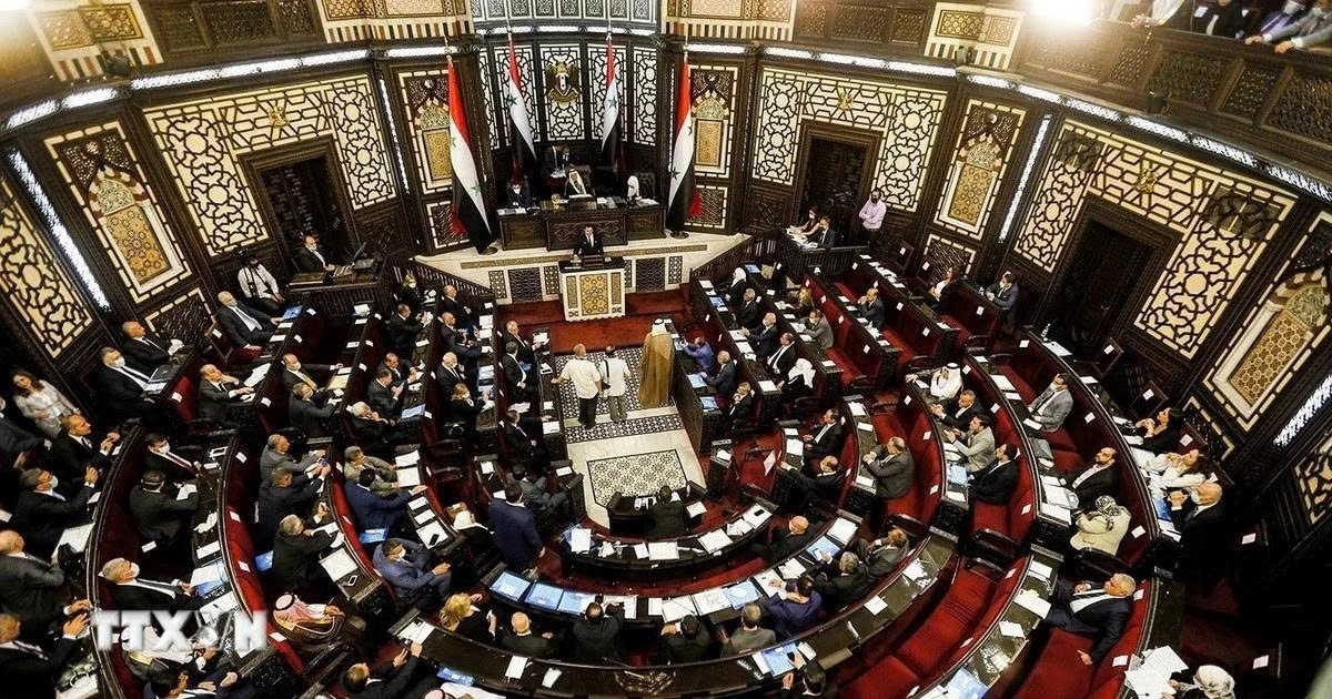 Toàn cảnh một phiên họp Quốc hội Syria ở thủ đô Damascus. (Ảnh: SANA/TTXVN)