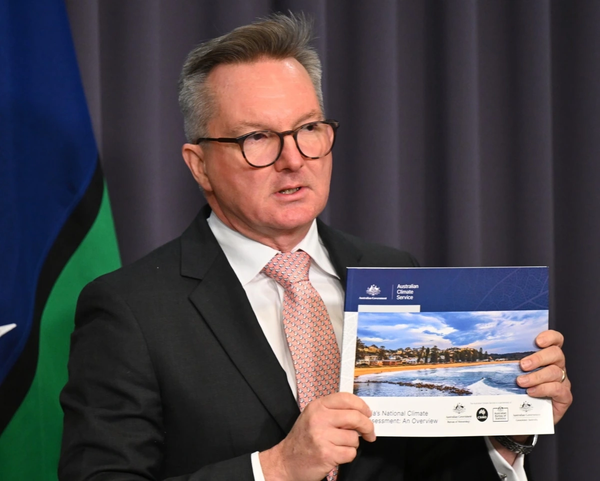 Bộ trưởng Biến đổi khí hậu Australia Chris Bowen. Nguồn: Lukas Coch