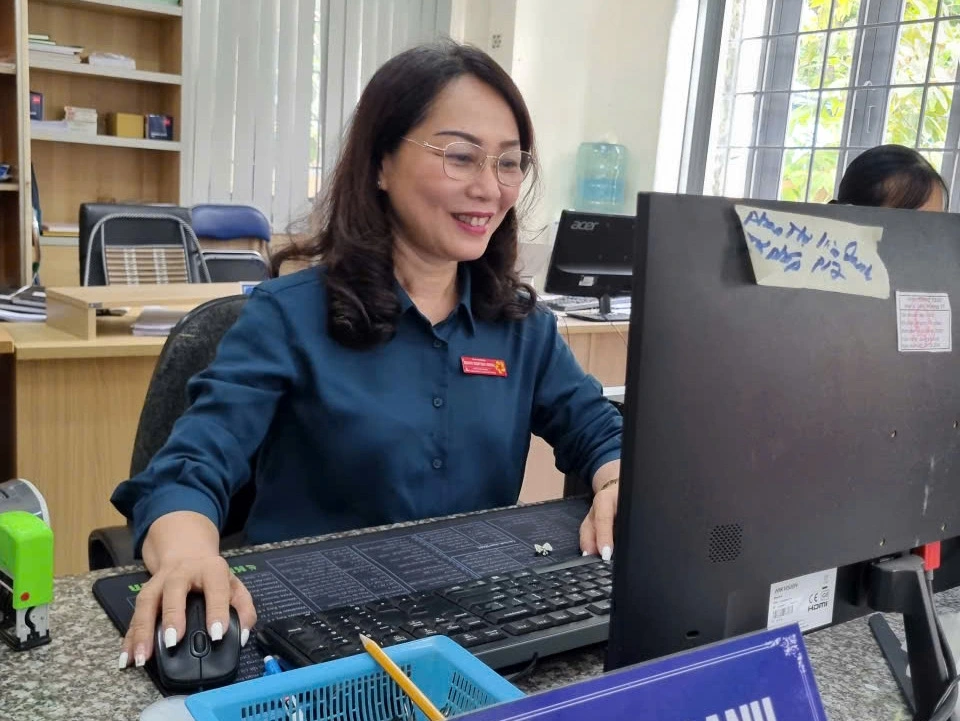 Chị Phan Thị Kim Oanh (ảnh B.V)