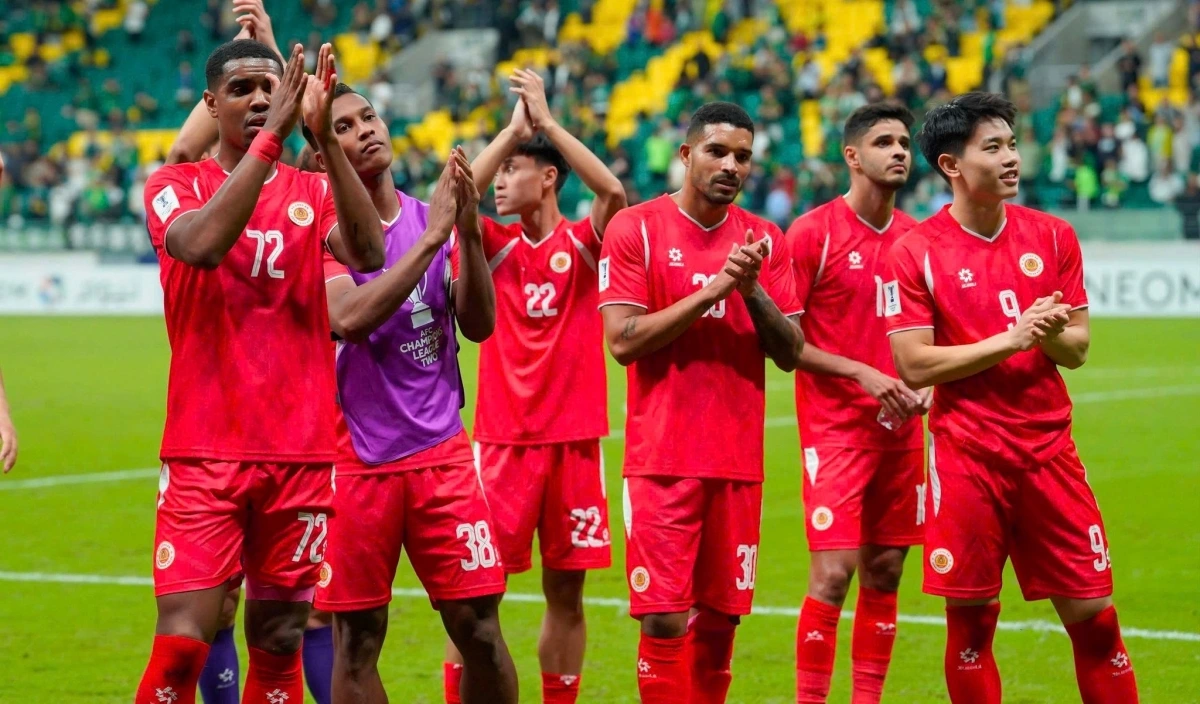 CLB CAHN hòa tiếc nuối 2-2 trước Bắc Kinh FC ở trận ra quân Cúp C2 châu Á 2025/2026. (Ảnh: CLB CAHN)