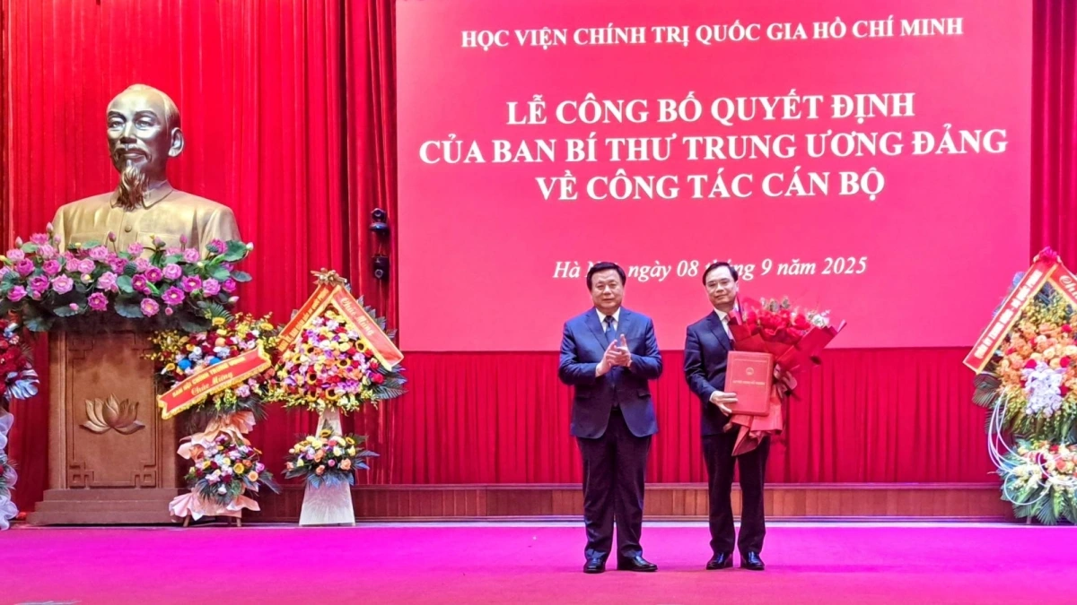 Ông Dương Trung Ý tiếp tục giữ chức Phó Giám đốc Học viện Chính trị quốc gia Hồ Chí Minh