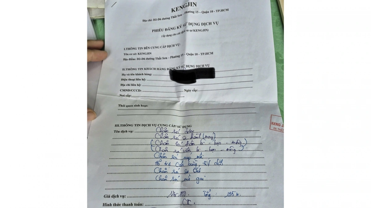 Ảnh bệnh nhân cung cấp.