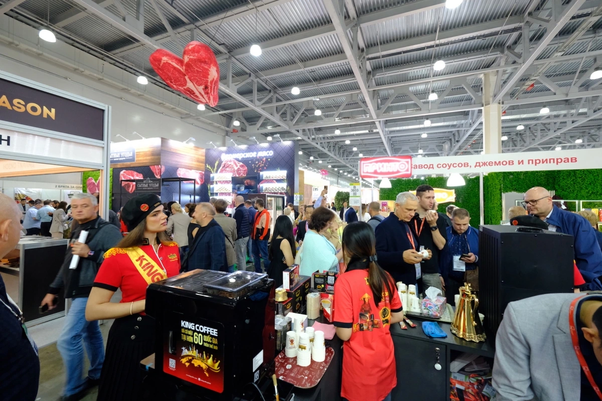 King Coffee trở lại Nga - Khẳng định vị thế quốc tế tại World Food Moscow 2025