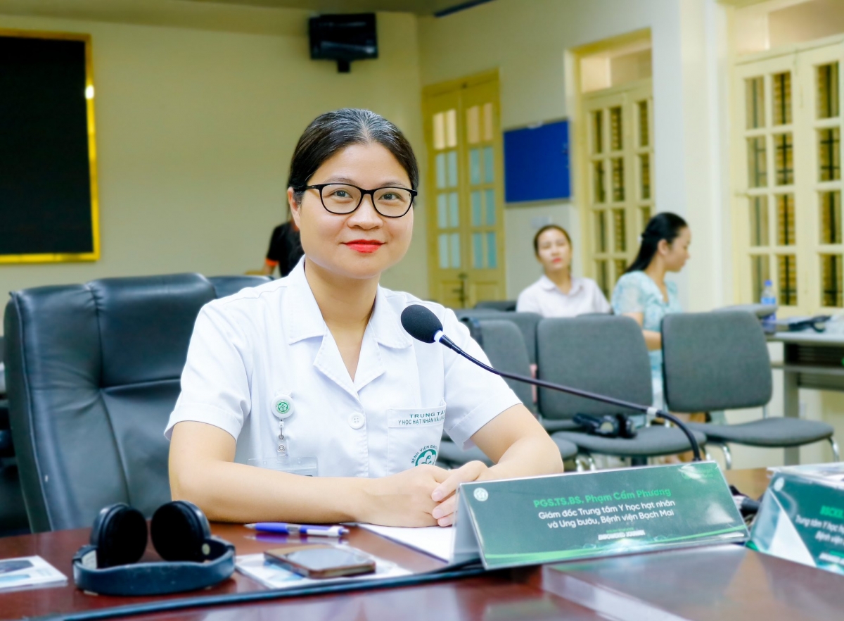 PGS.TS Phạm Cẩm Phương, Giám đốc Trung tâm Y học hạt nhân và Ung bướu, Bệnh viện Bạch Mai