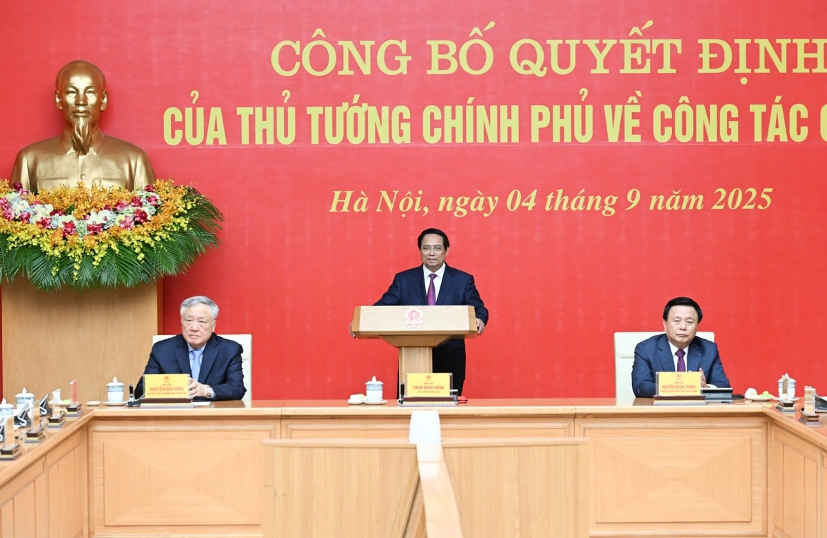 Thủ tướng phát biểu tại buổi công bố