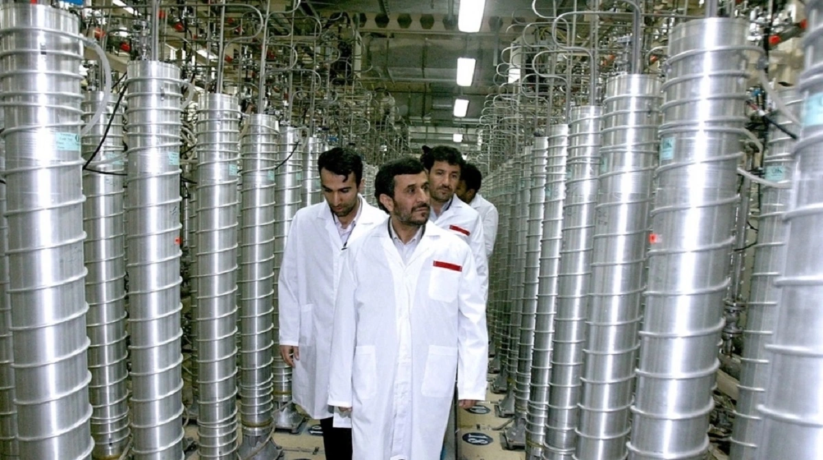 Bên trong nhà máy Natanz, cơ sở làm giàu uranium cách thủ đô Tehran khoảng 350 km, vào năm 2008 Ảnh: Reuters