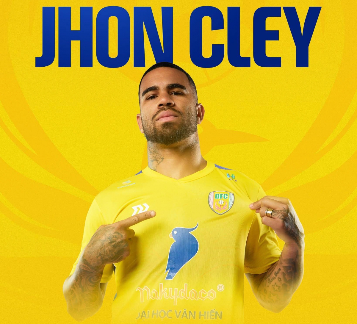 John Cley gia nhập Đồng Tháp.