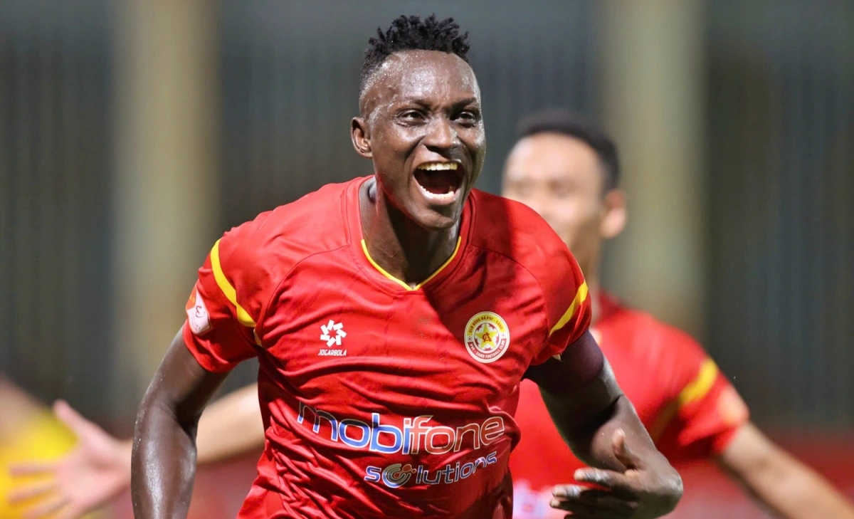 Joseph Mpande hiện đang khoác áo PVF CAND (Ảnh: VPF).