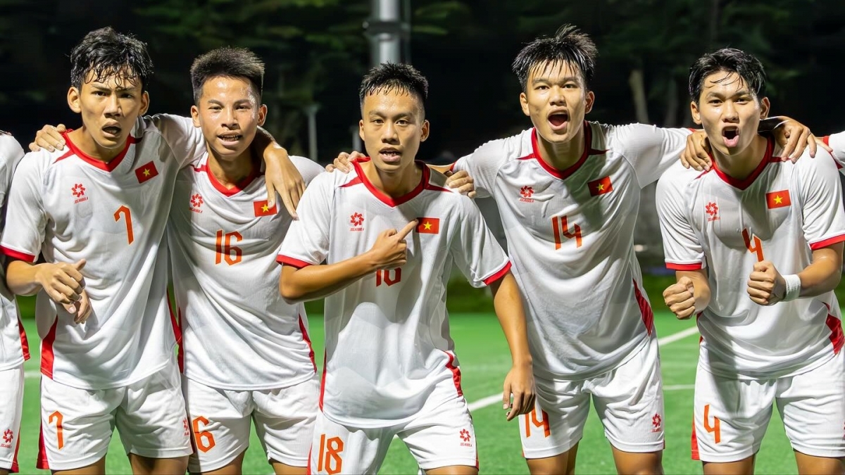Đội dự tuyển U18 Việt Nam sẽ so tài với U18 Chiết Giang (Trung Quốc) ở lượt trận cuối cùng giải quốc tế Seoul EOU Cup 2025. (Ảnh: Seoul EOU Cup)