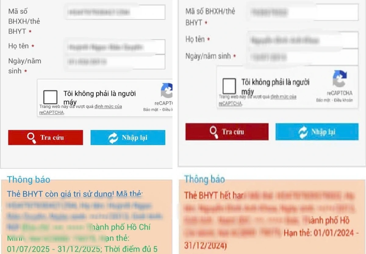 Dữ liệu BHYT của nhiều học sinh tại Trường THCS Trần Quốc Toản 1 (Phường Bình Trưng, TP.HCM) đang gặp tình trạng “lỗi dữ liệu”