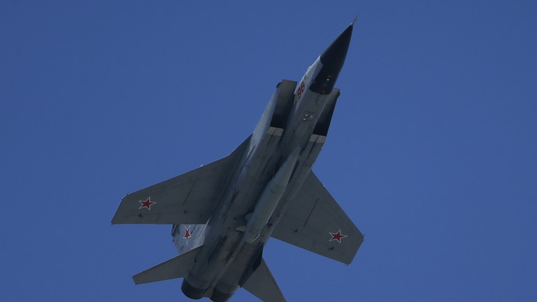 Máy bay chiến đấu MiG-31 của Nga. Ảnh: Getty