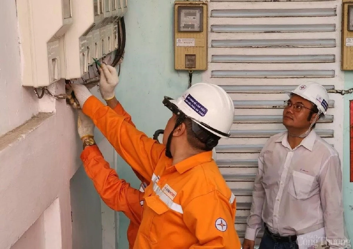 Kiểm tra thực hiện tiết kiệm điện                         Ảnh (minh họa)