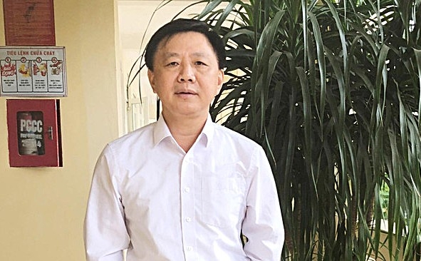 Ông Nguyễn Trọng Hoàn, Chánh Văn phòng Sở GD - ĐT Nghệ An. Ảnh: Trung Dũng.