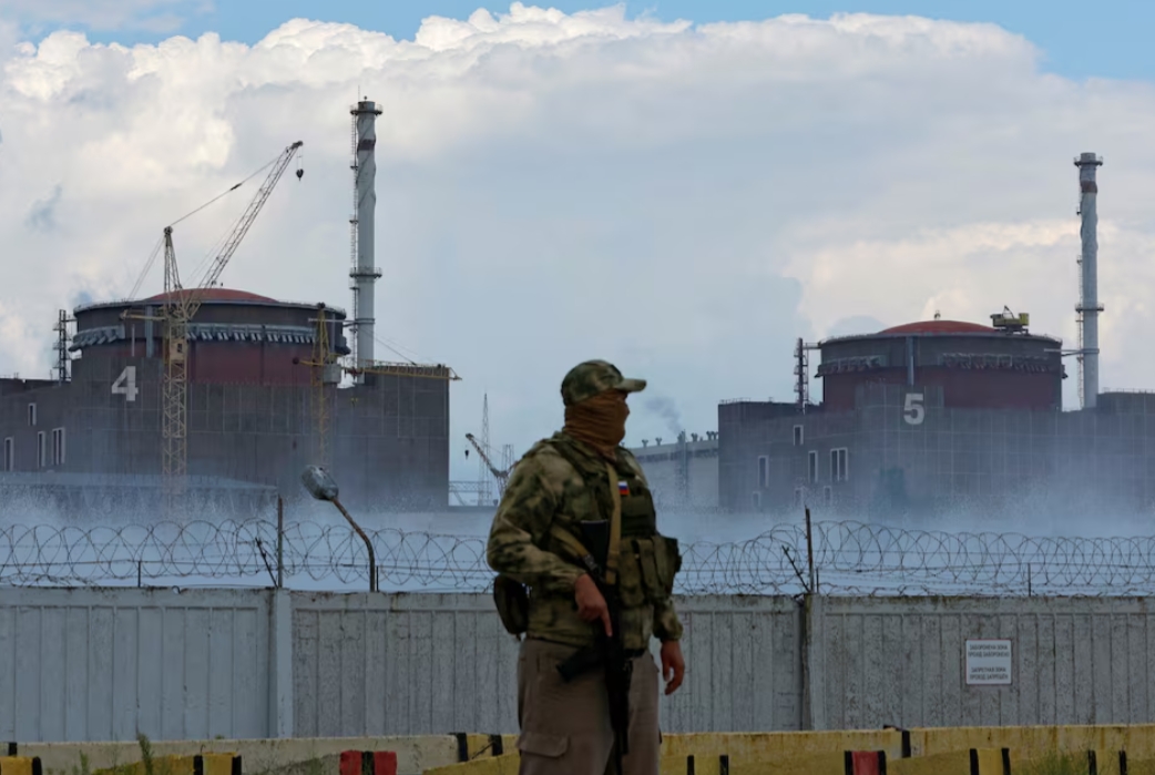 Nhà máy điện hạt nhân Zaporizhzhia. Ảnh: Reuters