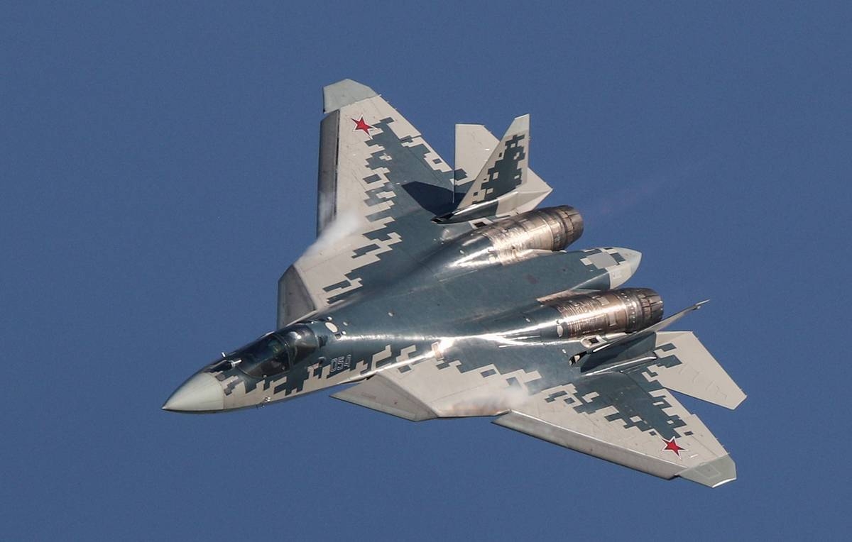 Tiêm kích Su-57. Ảnh: Tass