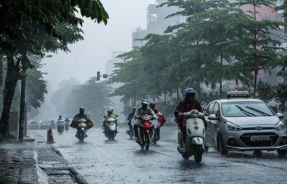 Bắc Bộ tiếp tục có mưa rào và dông vài nơi