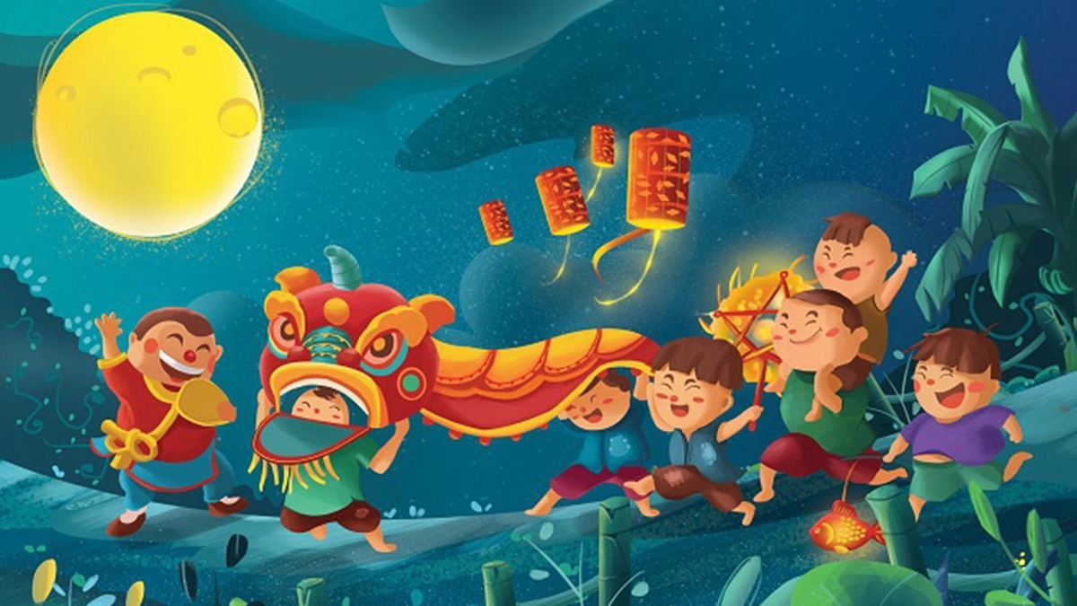 Trung thu ở Việt Nam mang nét đặc biệt khác với các nước Đông Bắc Á: là Tết dành cho con trẻ. (Ảnh minh họa Internet)