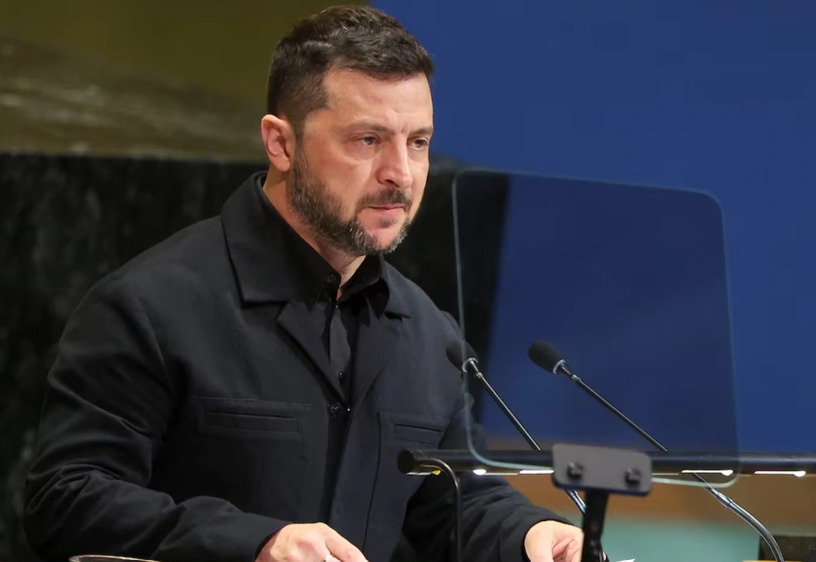 Tổng thống Ukraine Volodymyr Zelensky. Ảnh: Reuters