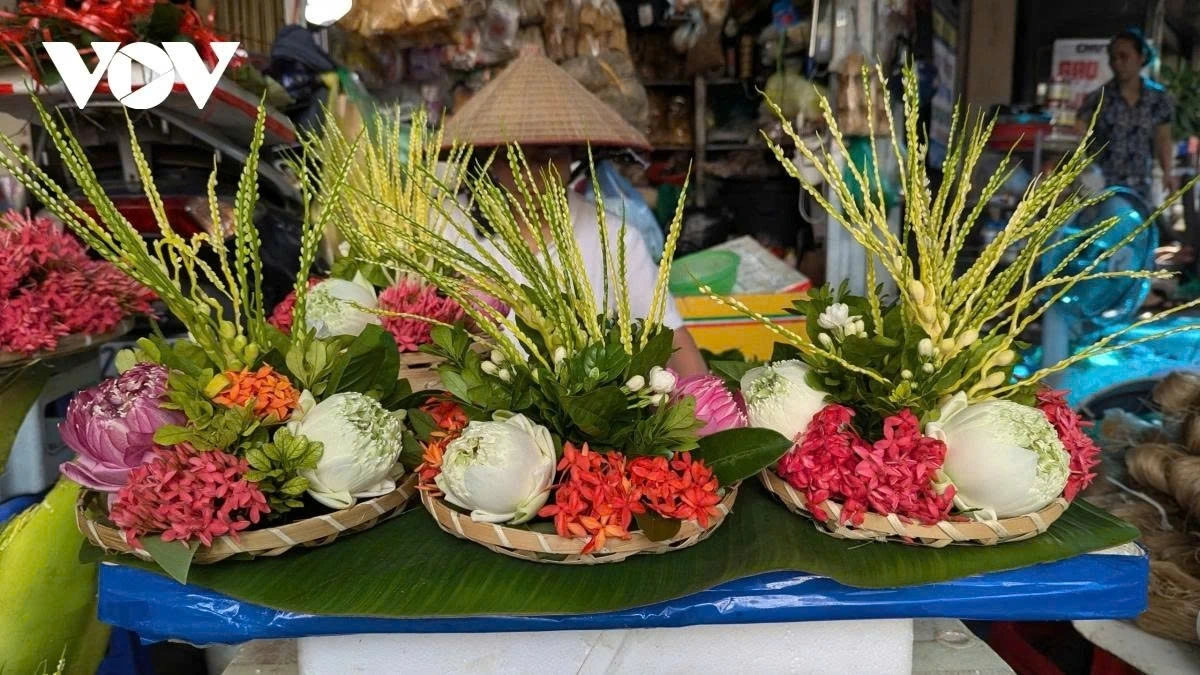 Fresh flowers are among the best-selling items during this period.