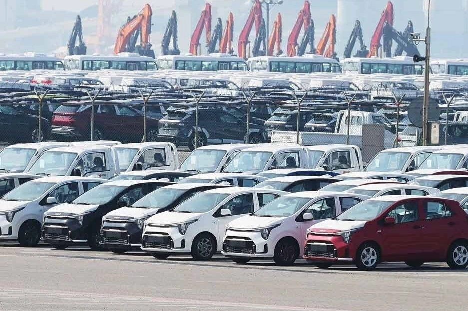 Xuất khẩu ô tô của Hàn Quốc tìm được thị trường mới tại Trung Á, Trung Đông, Bắc Phi... (ảnh: Jiji)