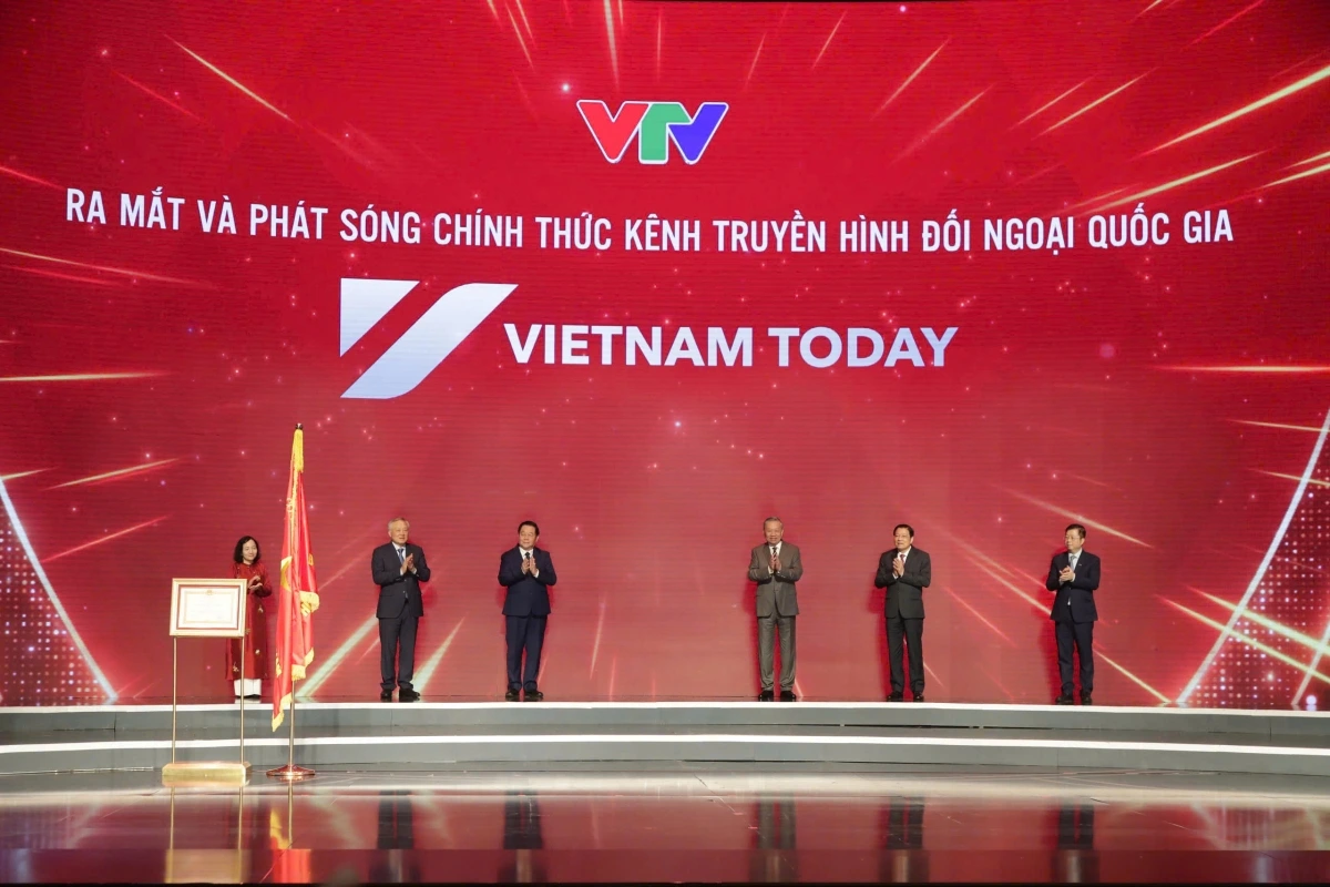 VTV ra mắt và phát sóng chính thức kênh Truyền hình Đối ngoại quốc gia - Vietnam Today. Ảnh VTV