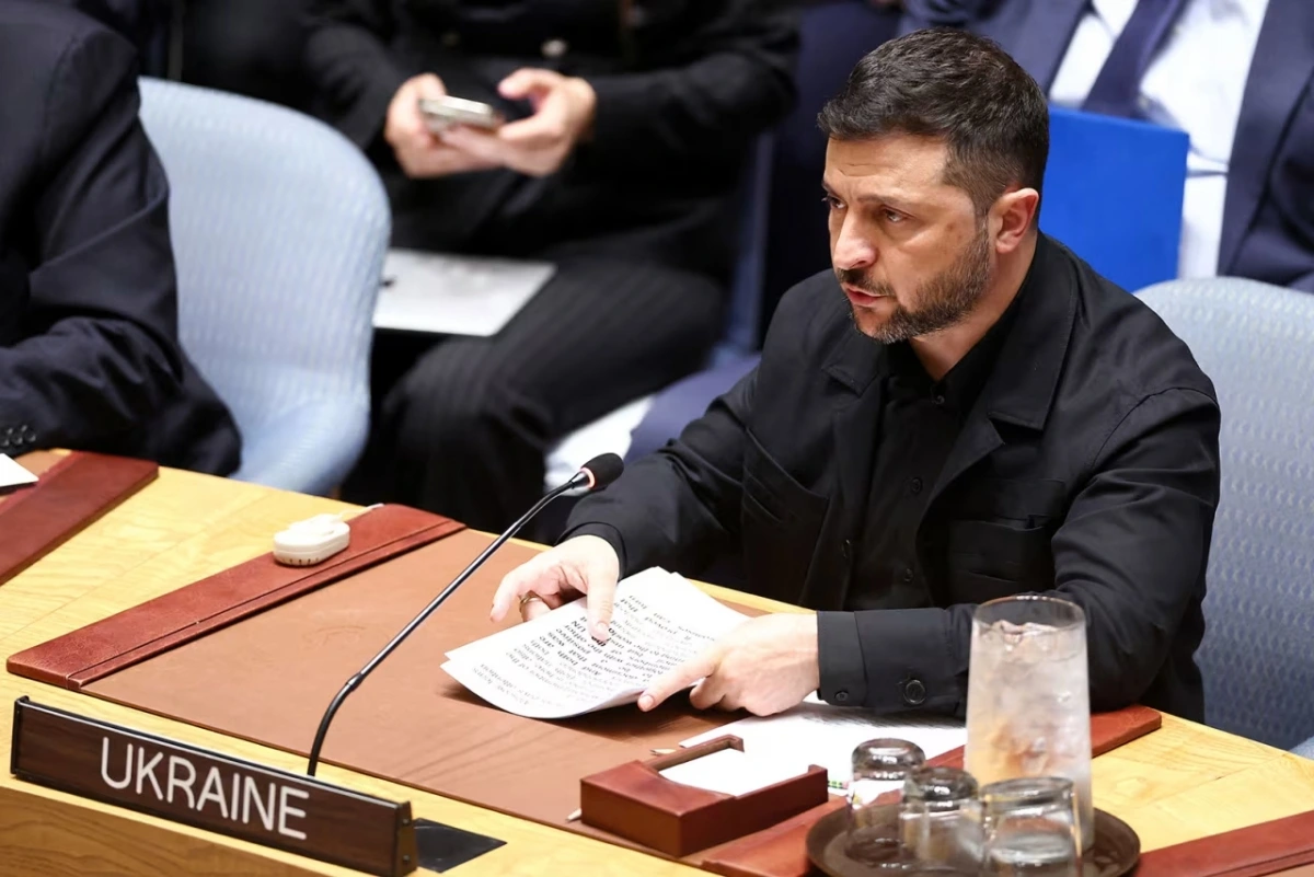 Tổng thống Ukraine Volodymyr Zelensky. Ảnh: Reuters.