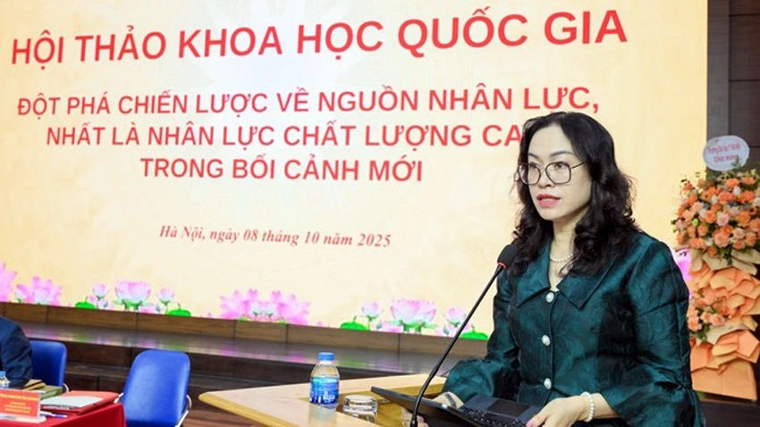 PGS.TS. Phan Thị Thu Hương khẳng định, nhân lực chất lượng cao trong y tế rất quan trọng - Ảnh: Viettimes