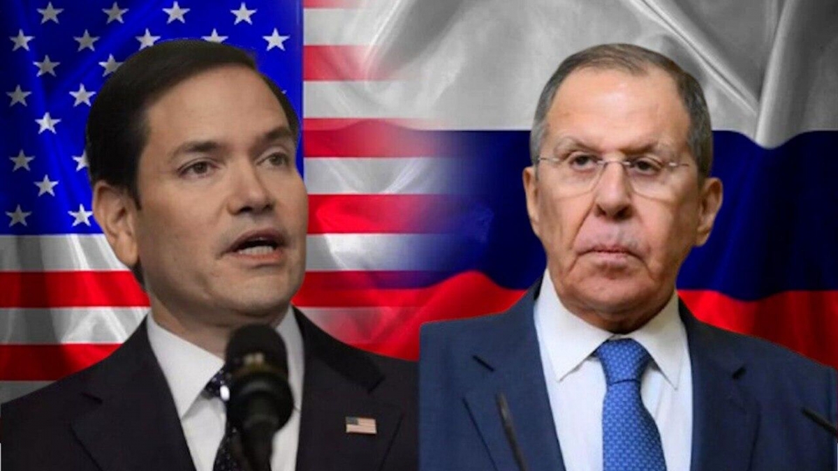 Ngoại trưởng Mỹ Marco Rubio và Ngoại trưởng Nga Sergei Lavrov (Ảnh: Reuters)