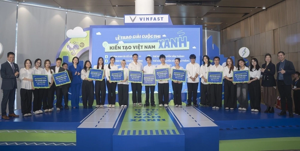 Cuộc thi “Kiến tạo Việt Nam xanh” đã tìm ra các chủ nhân giải thưởng.